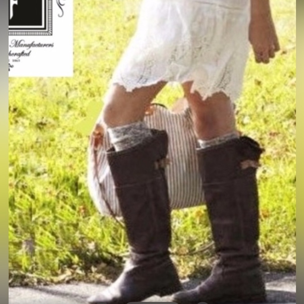 Brown Knee High Frye Boots